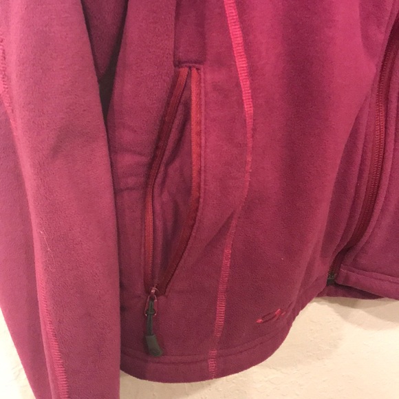 OUTDOOR RESEARCH fleece hoodie fuchsia zip coat M - Picture 2 of 8